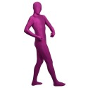 Purple zentai spandex outfit