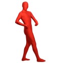 Orange red zentai spandex outfit
