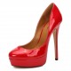 High stiletto heels platform pumps