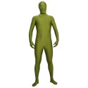 Dark green fullbody suit spandex clothing
