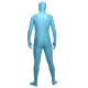 Shallow blue fullbody suit spandex clothing