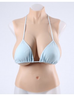 30-42 H silicone half body breastplate