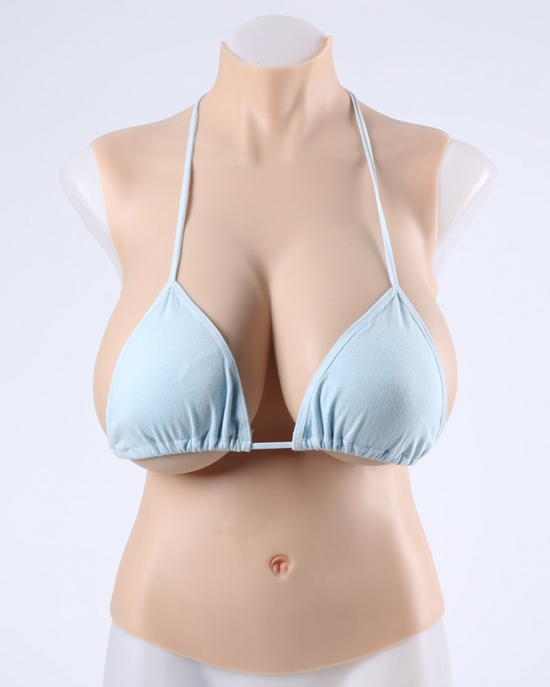 30-42 H silicone half body breastplate