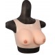 Summer silicone breast plates backless