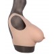 Summer silicone breast plates backless