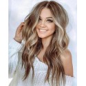 Easy waves long hair synthetic wig