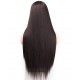 Long straight sleek shiny hair synthetic wig