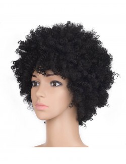 Synthetic curly wigs