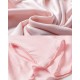 Pink color silk ear-hanging scarf