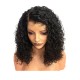 Synthetic fiber curly wig