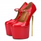 Sexy super high platform red heels