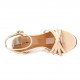 Ankle strap stylish heeled sandals