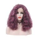 Synthetic half long curly wig