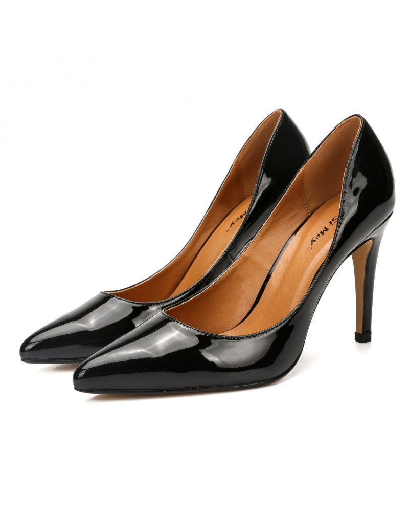 Mid heels pointy pump stilettos - Super X Studio