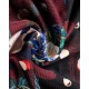 Heller Schal mit Blumenmuster und Muster