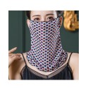 Fish scale pattern, ear-hanging, tube magic scarf, face mask