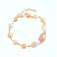 Euro court style natural pearl bracelet
