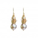 Handmade Luxury gold-plated earrings jewelry