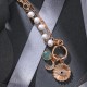 Luxury pearl pendant bracelet
