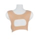 Summer Back Hollow-out Silicone Breast Plate