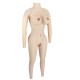E/F/G Cup Silicone Breast Plate Bodysuit Vagina Prosthesis Penetrable