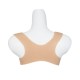 New Version Collarless Inner&Back Hollow Out Silicone Breast Plate