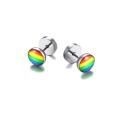 Rainbow earrings in 2 colors