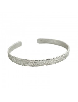 Women's patterned sterling silver bracelet