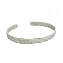 Women's patterned sterling silver bracelet