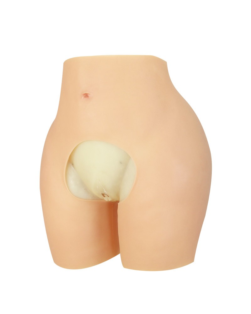 Open crotch silicone pants for the perfect butt