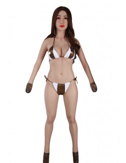 Silicone female bodysuit with mask wetsuit