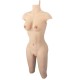 D Cup Silicone Breast Plate Bodysuit Vagina Prosthesis Penetrable