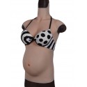 Buste faux seins avec faux ventre femme enceinte 2023
