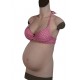 Silicone Fake Chest with Belly Pregnant 4-6 Months