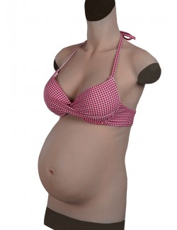 Gefälschte Brust aus Silikon mit Bauch für Schwangere im Alter von 4–6 Monaten