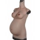Realistic Fake Breasts with 9th month baby belly