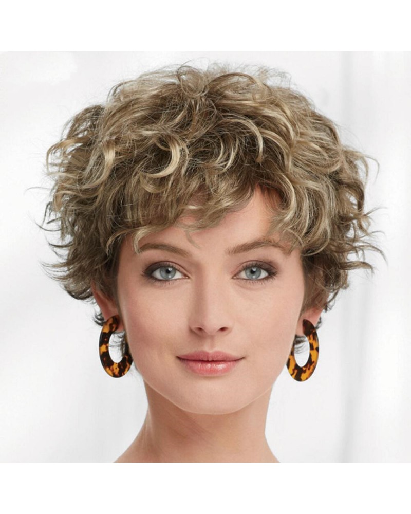 Short Curly Hair With Side Bangs Super X Studio