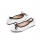 White rubber sole flats to match skirts