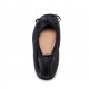 Black rubber sole flats gender bender