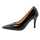 Half-Height Classic Heels in Patent Leather Candy-Colored Finish