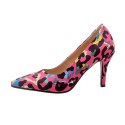 Chaussures à talons multicolores pour femmes