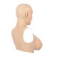 Silicone Face Mask D/E Cup Breast Forms Crossdresser Suit with Head