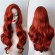Long Wavy Red Wig for Women
