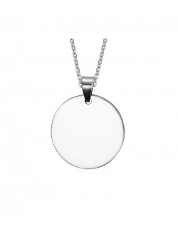 Minimalist stainless steel pendant