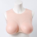 Cross dresser silicone breasts prosthesis