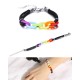 Rainbow bracelet synthetic leather