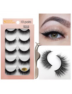 Perfect 10 Pairs of Eyelashes Set Style 02