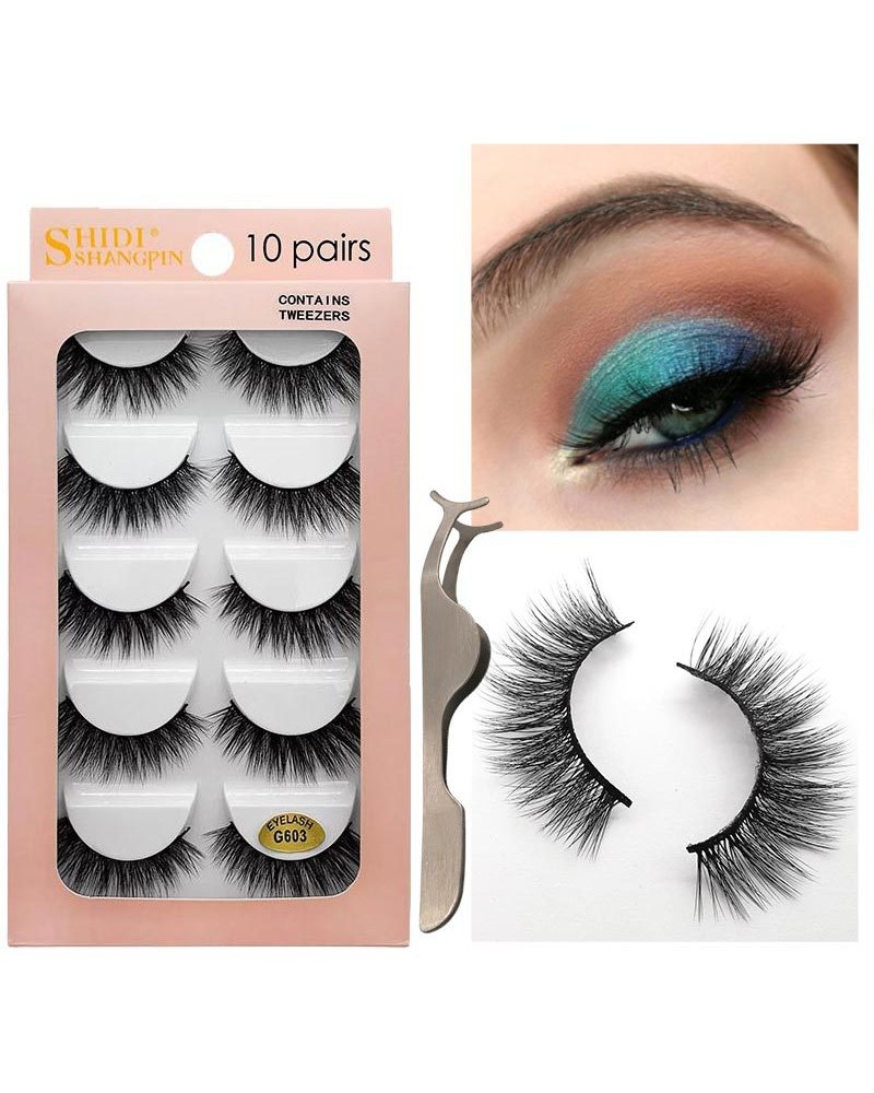 Perfect 10 Pairs of Eyelashes Set Style 04