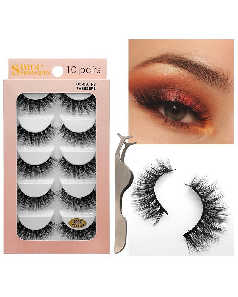 Model 5 Perfect 10 Pairs of Eyelashes Set