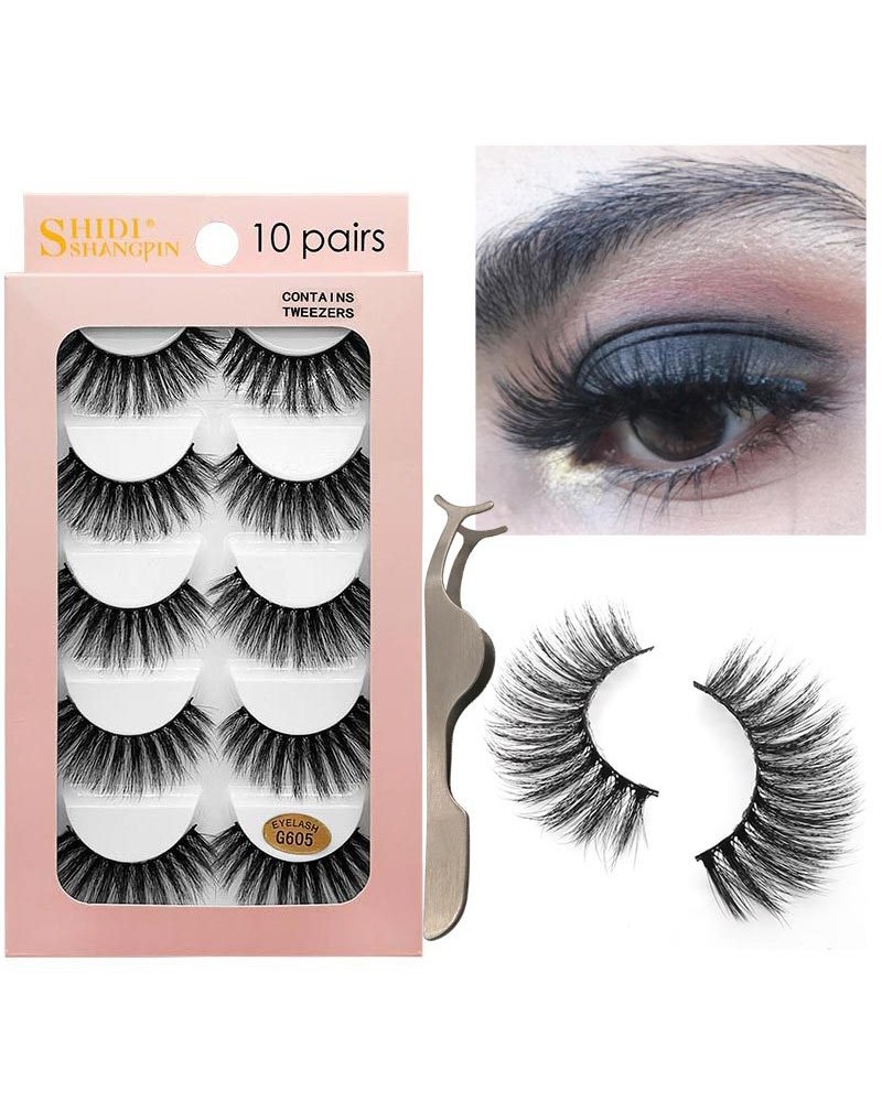 Model-6 Perfect 10 Pairs of Eyelashes Set